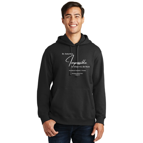 2025 Presidential Inauguration Hoodie – Organic Cotton Unisex Sweatshirt | Made in USA Suede Kloth 