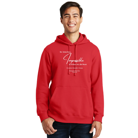 2025 Presidential Inauguration Hoodie – Organic Cotton Unisex Sweatshirt | Made in USA Suede Kloth 