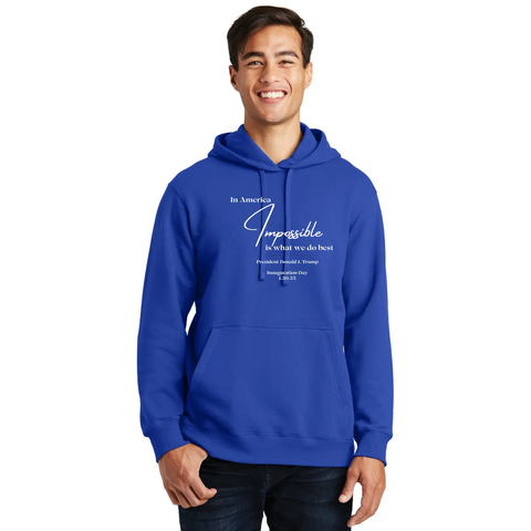2025 Presidential Inauguration Hoodie – Organic Cotton Unisex Sweatshirt | Made in USA Suede Kloth 