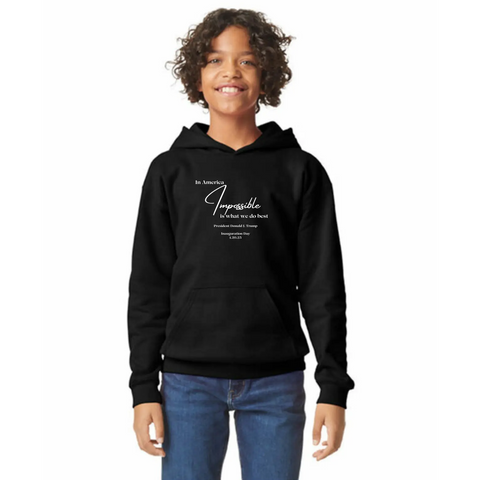 2025 Presidential Inauguration Hoodie – Organic Cotton Unisex Sweatshirt | Made in USA Suede Kloth 
