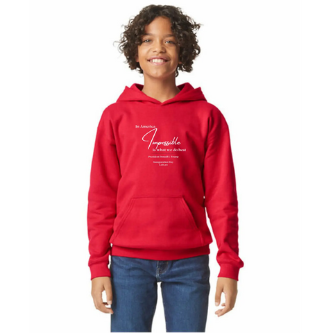 2025 Presidential Inauguration Hoodie – Organic Cotton Unisex Sweatshirt | Made in USA Suede Kloth 