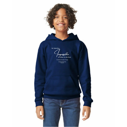 2025 Presidential Inauguration Hoodie – Organic Cotton Unisex Sweatshirt | Made in USA Suede Kloth 