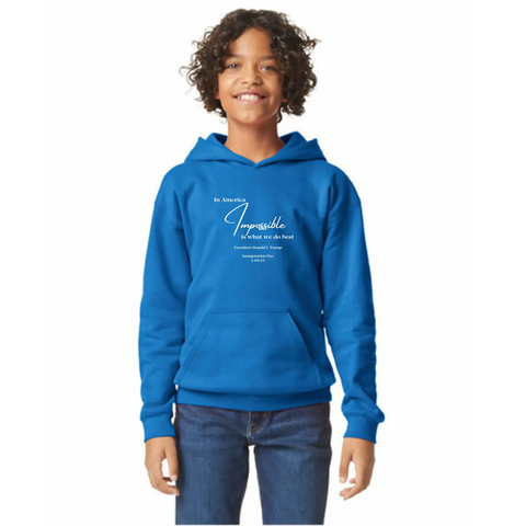 2025 Presidential Inauguration Hoodie – Organic Cotton Unisex Sweatshirt | Made in USA Suede Kloth 