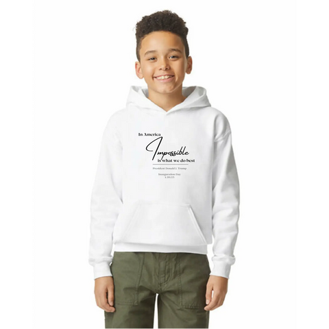 2025 Presidential Inauguration Hoodie – Organic Cotton Unisex Sweatshirt | Made in USA Suede Kloth 
