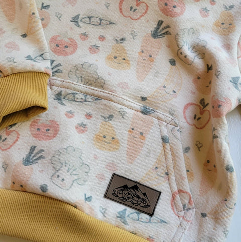 Toddler Woodland Print Cotton Fleece Hoodie – Mid-Weight Oversize Fit | Made in USA Apparel Adventure Clothes Company  Kids Hoodie