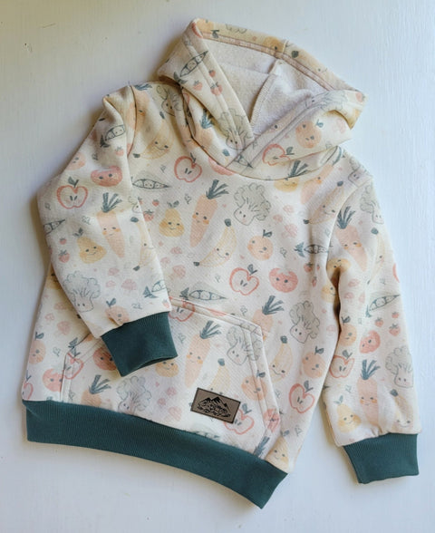 Toddler Woodland Print Cotton Fleece Hoodie – Mid-Weight Oversize Fit | Made in USA Apparel Adventure Clothes Company  Kids Hoodie