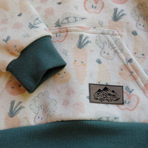 Toddler Woodland Print Cotton Fleece Hoodie – Mid-Weight Oversize Fit | Made in USA Apparel Adventure Clothes Company  Kids Hoodie
