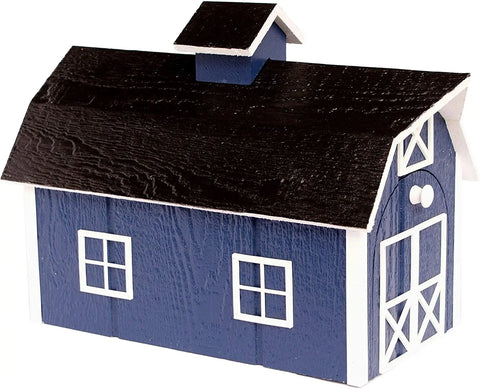 22 Inch Amish Craft Dutch Barn Style Wooden Mailbox – Rustic Post-Mount Outdoor Decor | Made in USA Amish Toy Box  Tools & Home Improvement