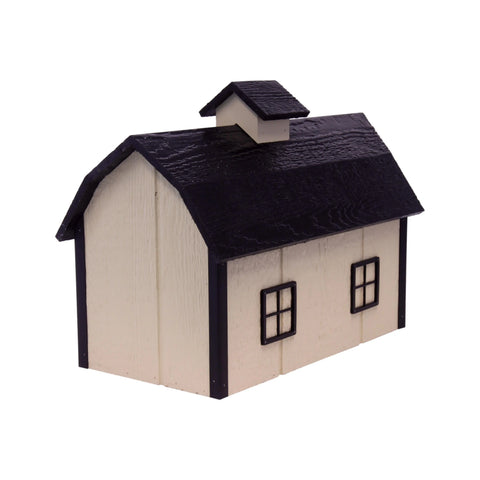 22 Inch Amish Craft Dutch Barn Style Wooden Mailbox – Rustic Post-Mount Outdoor Decor | Made in USA Amish Toy Box  Tools & Home Improvement