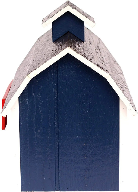 22 Inch Amish Craft Dutch Barn Style Wooden Mailbox – Rustic Post-Mount Outdoor Decor | Made in USA Amish Toy Box  Tools & Home Improvement