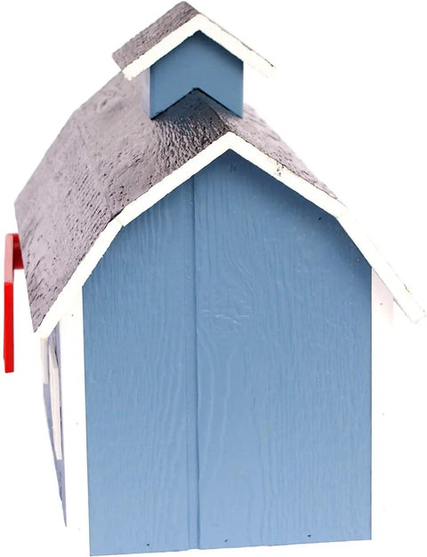 22 Inch Amish Craft Dutch Barn Style Wooden Mailbox – Rustic Post-Mount Outdoor Decor | Made in USA Amish Toy Box  Tools & Home Improvement