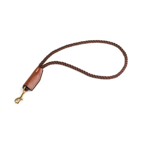 22 Inch Cotton Rope Lanyard With Brass Snap And Split Ring – Durable Key Leash | Made in USA Auburn Leathercrafters  item