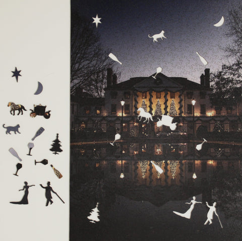 The Inn at Night, Wooden Puzzle, 622 Pcs Perplexing Puzzles  Jigsaw Puzzles