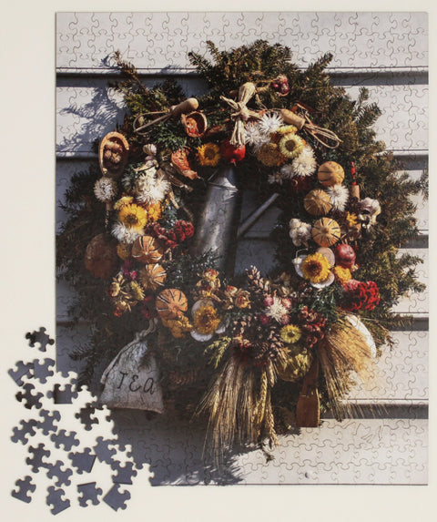 Christmas Wreath, Wooden Puzzle, 515 Pcs Perplexing Puzzles  Jigsaw Puzzles