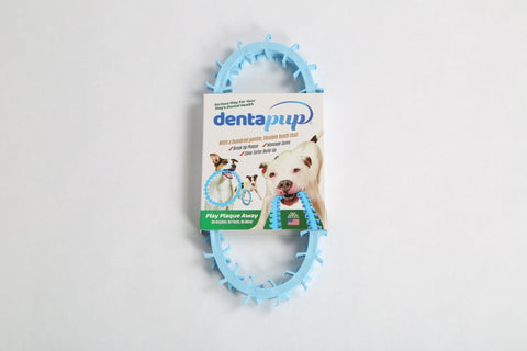 Dentapup Blue Dog Dental Chew Toy – Oral Hygiene Cleaner | Made in USA Dentapup 