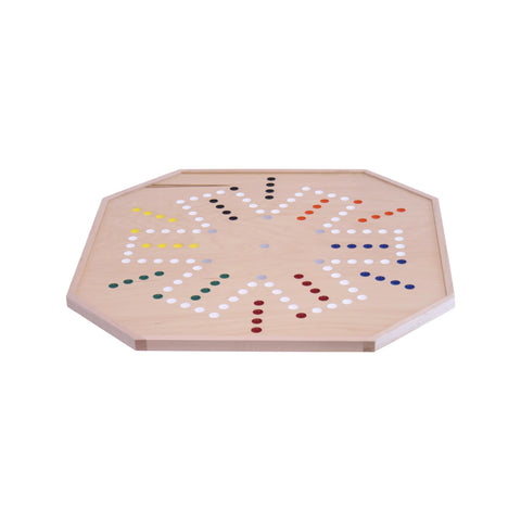 25 Inch Amish Crafted Aggravation and Chinese Checkers Combo Game Board Set – Maple Wood with Large Marbles | Made in USA Amish Toy Box  Toy