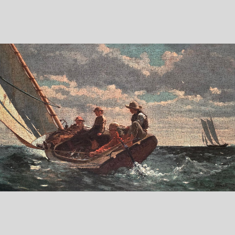 Breezing Up, Winslow Homer, Wooden Puzzle, 602 Pcs Perplexing Puzzles  Jigsaw Puzzles