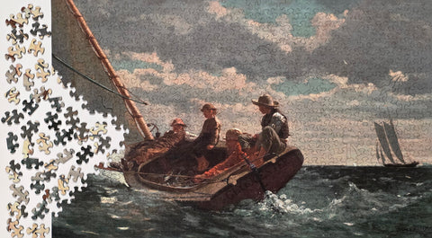 Breezing Up, Winslow Homer, Wooden Puzzle, 602 Pcs Perplexing Puzzles  Jigsaw Puzzles