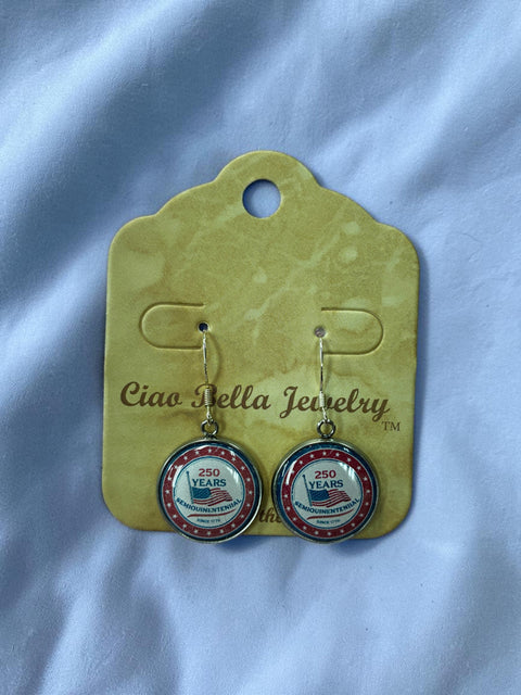 Limited Edition 250th Anniversary Military Drop Earrings – U.S. Army Navy Marine Commemorative Jewelry | Made in USA Michelle Marie Boutique  Earrings