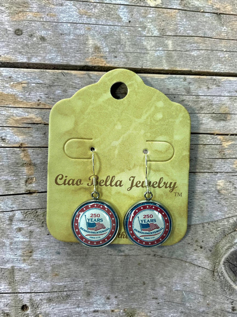 Limited Edition 250th Anniversary Military Drop Earrings – U.S. Army Navy Marine Commemorative Jewelry | Made in USA Michelle Marie Boutique  Earrings