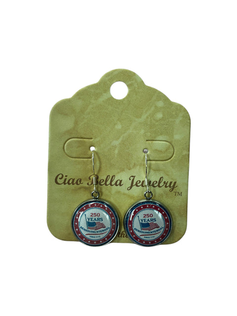 Limited Edition 250th Anniversary Military Drop Earrings – U.S. Army Navy Marine Commemorative Jewelry | Made in USA Michelle Marie Boutique  Earrings