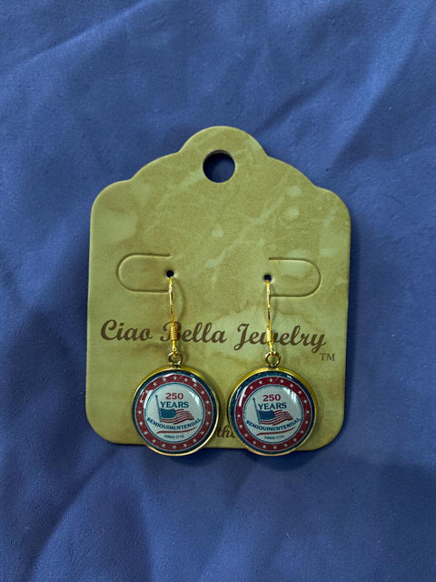 Limited Edition 250th Anniversary Military Drop Earrings – U.S. Army Navy Marine Commemorative Jewelry | Made in USA Michelle Marie Boutique  Earrings
