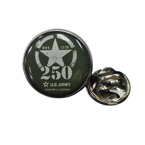 250th Anniversary Military Tie Pin – Stainless Steel Commemorative Emblem | Made in USA – Army Navy Marine Corps Officially Licensed Accessory Michelle Marie Boutique  Tie Pin