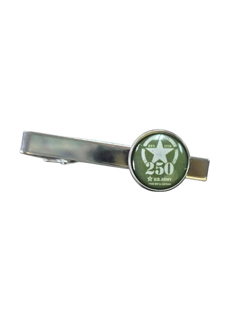 Officially Licensed Military Tie Bar - 250th Anniversary Tarnish Free- Made in USA (Army, Navy, Marine - Made in USA Michelle Marie Boutique  Tie clips