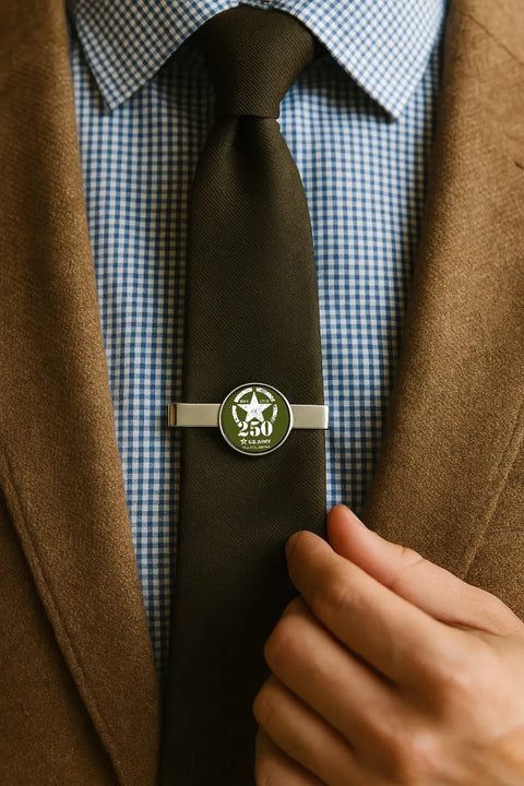 250th Anniversary U.S. Military Tie Bar – Stainless Steel Tarnish-Free Clip | Made in USA Army Navy Marine Commemorative Accessory Michelle Marie Boutique  Tie clips
