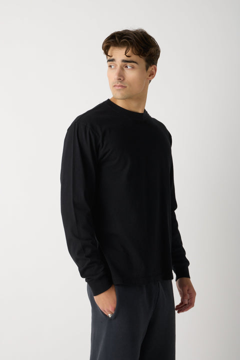 EcoCycle Long Sleeve Sustainable Cotton Jersey Tee – Unisex Comfort Fit | Made in USA US Standard Apparel  product