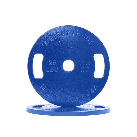 Cast Iron Precision Weight Plate Pairs – Durable Gym Plates | Made in USA Weight It Out 