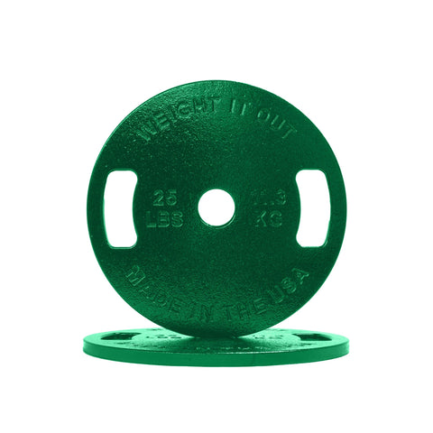 Cast Iron Precision Weight Plate Pairs – Durable Gym Plates | Made in USA Weight It Out 