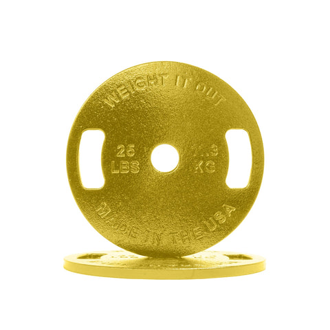 Cast Iron Precision Weight Plate Pairs – Durable Gym Plates | Made in USA Weight It Out 
