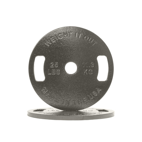 Cast Iron Precision Weight Plate Pairs – Durable Gym Plates | Made in USA Weight It Out 