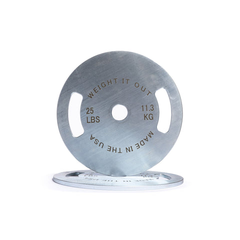 Calibrated Solid Steel Weight Plate Pairs – Precision Fitness Plates | Made in USA Weight It Out 