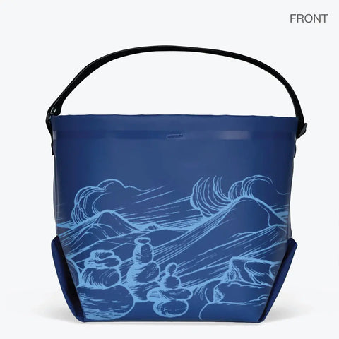 27L Waterproof Industrial Outdoor Tote Bag – Adjustable Strap, Rugged Design | Made in USA Twisp WA eqpd   96.00 Wide / Navy