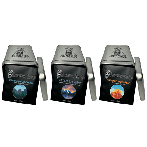 Premium Black Tea Trio – Artisan Blends – Sasquatch Tea Co | Made in USA Sasquatch Tea Co  Tea