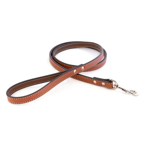 3/4 Inch Premium Leather Dog Leash – Durable Bridle Leather Design | Made in USA Auburn Leathercrafters  item