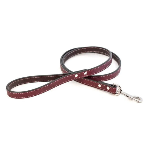 3/4 Inch Premium Leather Dog Leash – Durable Bridle Leather Design | Made in USA Auburn Leathercrafters  item