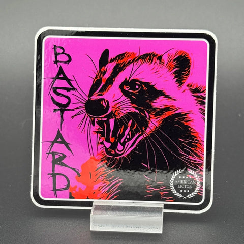 3 Inch Badger Graphic Sticker – Handmade Bold Decal | Made in USA American Lictor  Vinyl Stickers