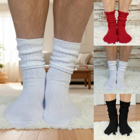 3 Pack Retro Athletic Cotton Crew Socks 10-12 – Breathable Natural Fibers – Red White Black | Made in USA Catherine Cole  socks