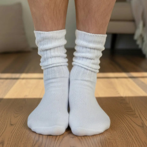 3 Pack Retro Athletic Cotton Crew Socks 10-12 – Breathable Natural Fibers – Red White Black | Made in USA Catherine Cole  socks