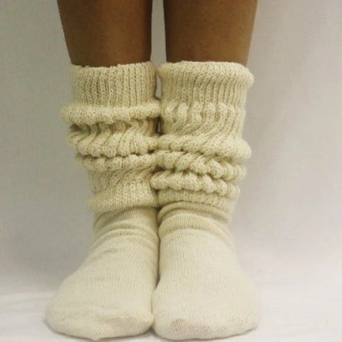3 Pairs Natural Slouch Socks Bundle – Soft Vintage Style | Made in USA Catherine Cole  socks