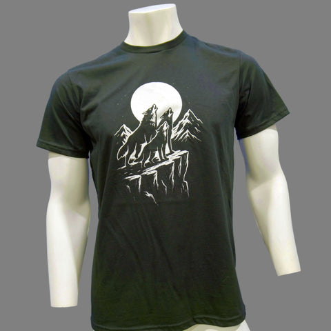 3 Wolf Moon T-Shirt – Premium American Cotton Tee With Classic Pack Design | Made in USA American Lictor  T-Shirt