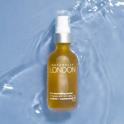 3-in-1 Nourishing Skin Serum for Hands Feet and Nails – 2oz | Made in USA Naturally London 