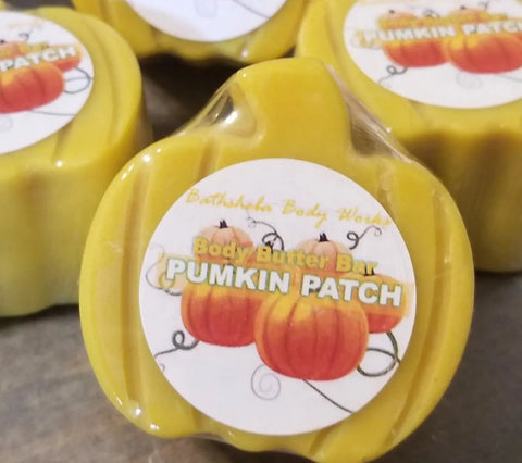 3.6oz Pumpkin Moisturizing Bar – Organic Skin Nourishment | Made in USA Bathsheba Body Works 