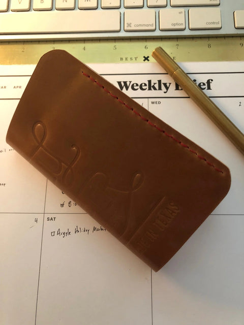 Shell Cordovan Leather Moleskine Volant Cover – Handmade in Texas Sully + Proper Supply 