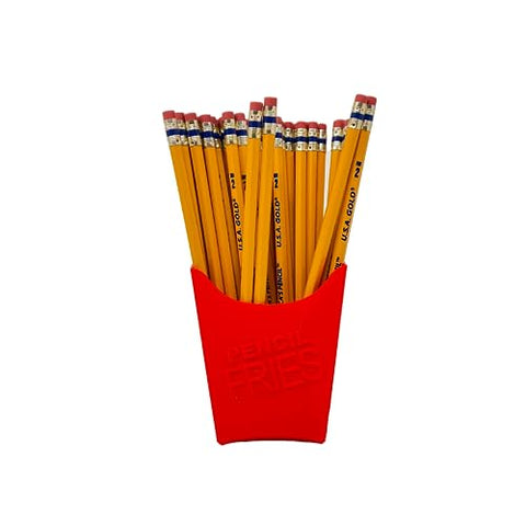 French Fry Pencil Holder – Novelty Desk Organizer for School or Office | Made in USA Chatelet Manufacturing 