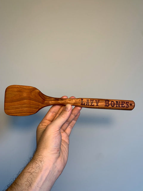 Handcrafted Wooden Spatula – Ergonomic Kitchen Utensil – Made in USA Shop Cat Woodworks  item