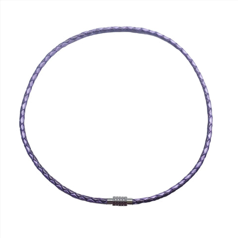 3mm Bolo Leather Sterling Silver Snap Off Choker – Handmade by Alexa Martha | Made in USA Alexa Martha Designs  Choker